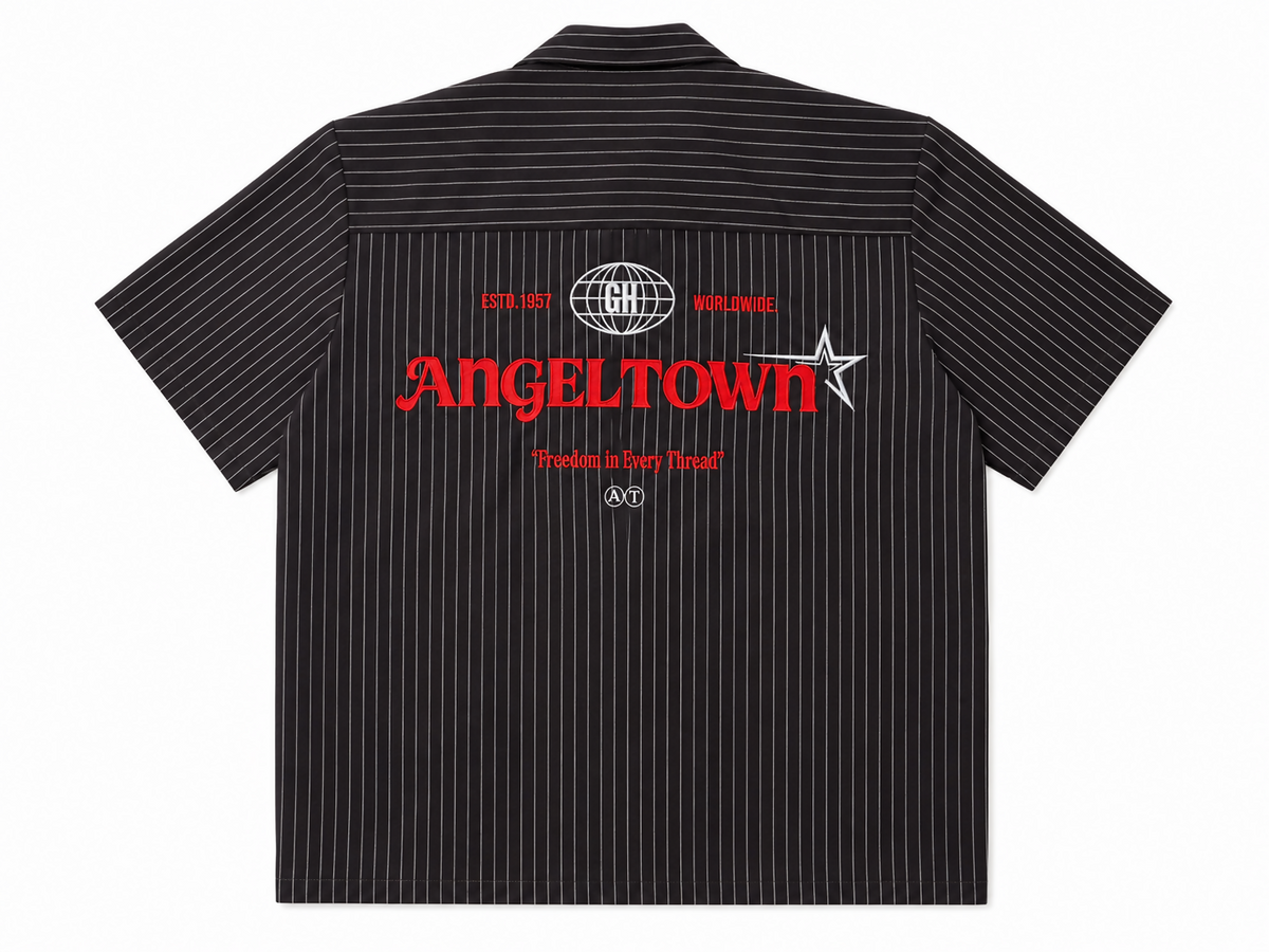 GoodHood Brown Stripe Short-sleeve