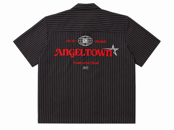 GoodHood Brown Stripe Short-sleeve