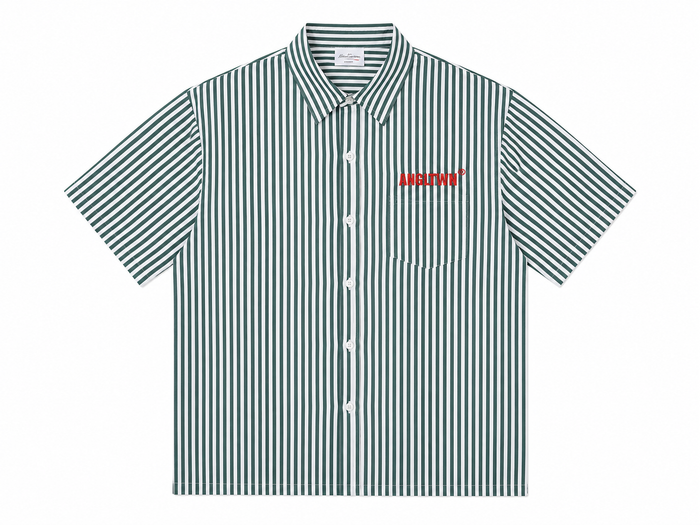 GoodHood Green Stripe Short-sleeve