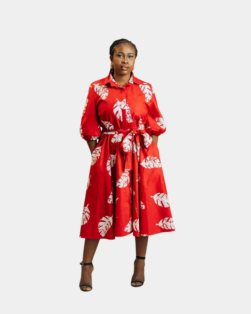 Christiana Midi shirt Dress