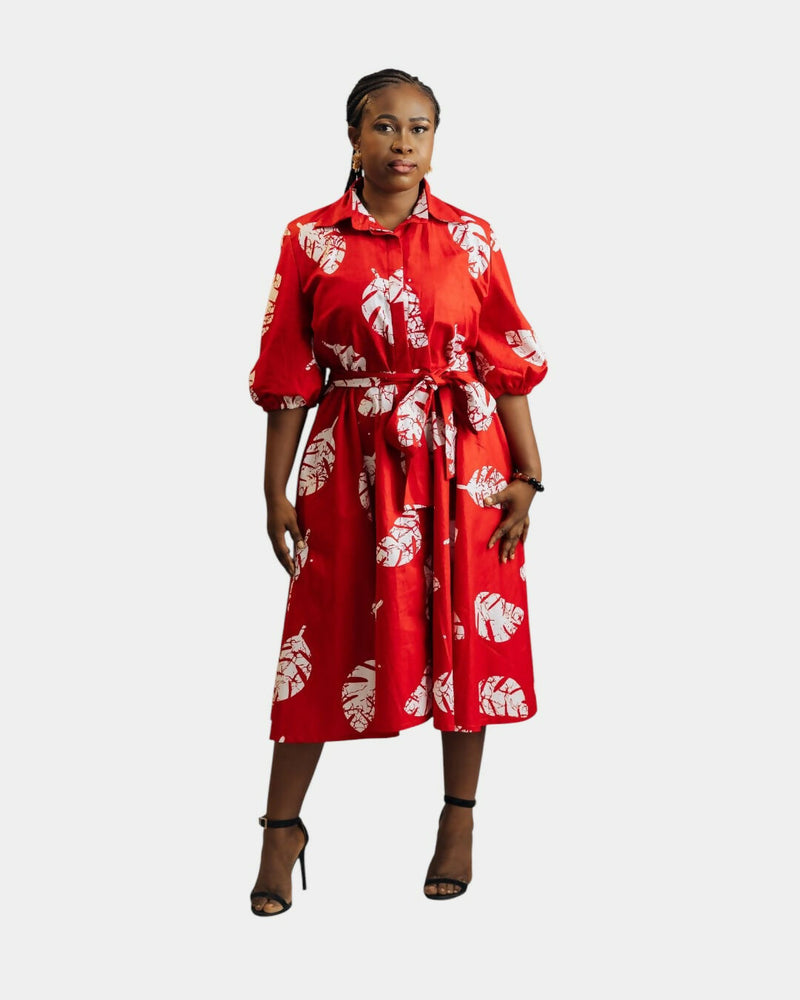 Christiana Midi shirt Dress
