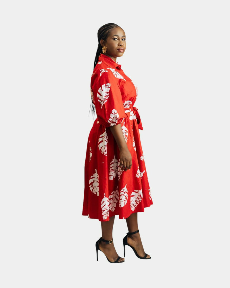 Christiana Midi shirt Dress