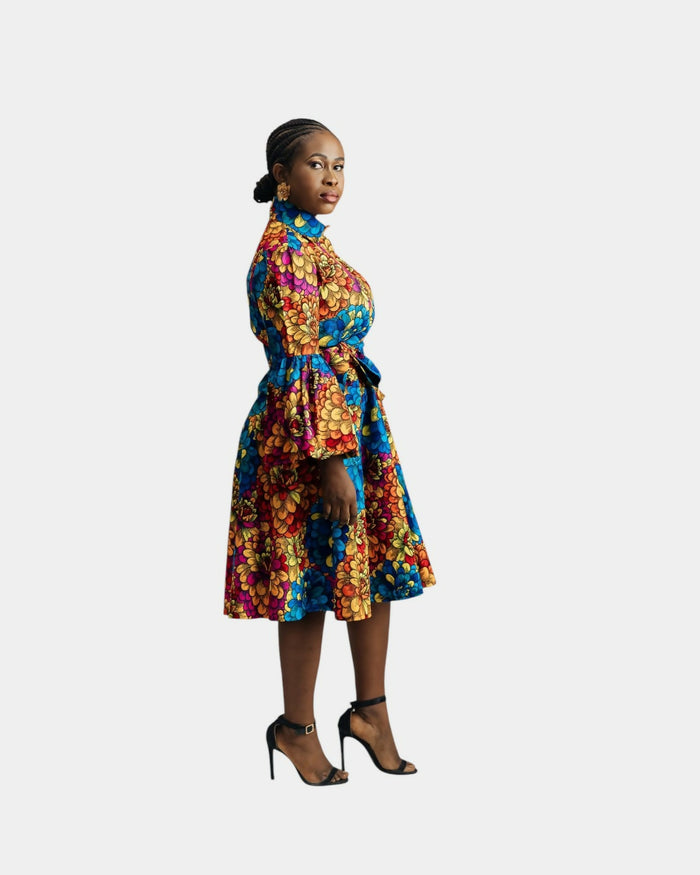 Floral Shirt Dress