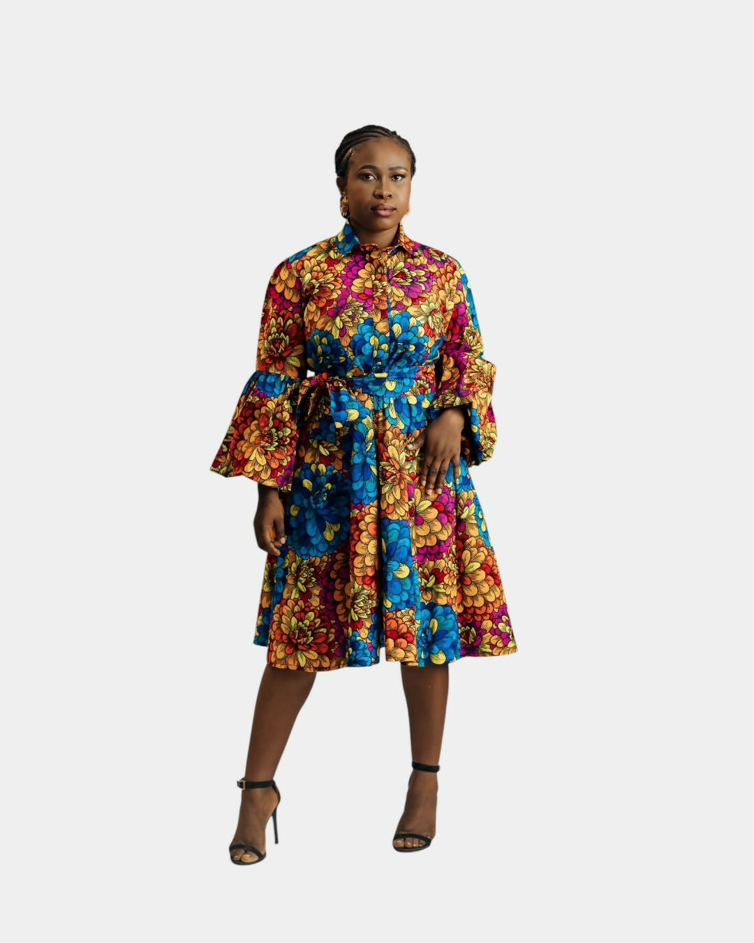 Floral Shirt Dress