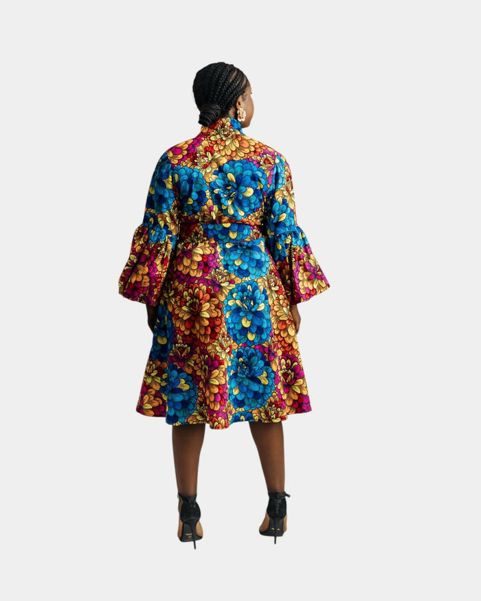 Floral Shirt Dress