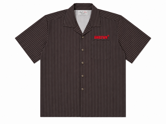 GoodHood Brown Stripe Short-sleeve