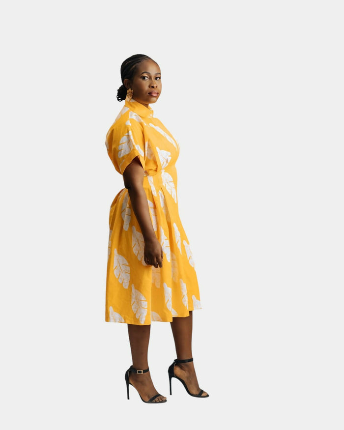 Joana Short Sleeves Midi Shirt