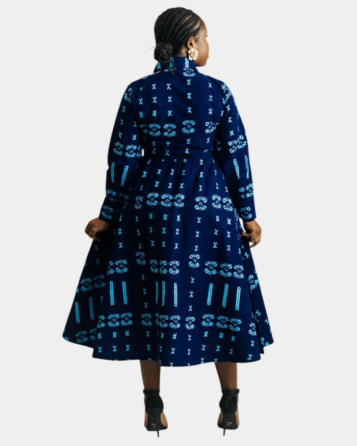 Lydia Printed Shirt Dress