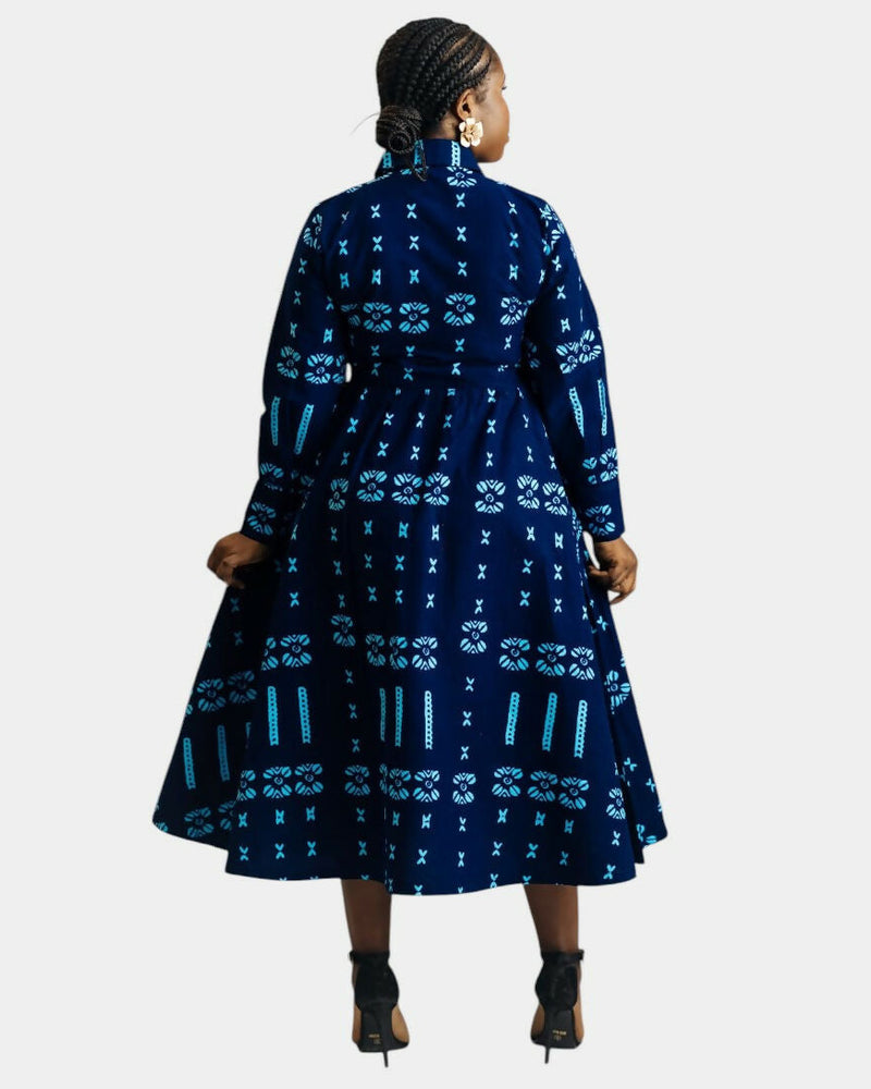 Lydia Printed Shirt Dress
