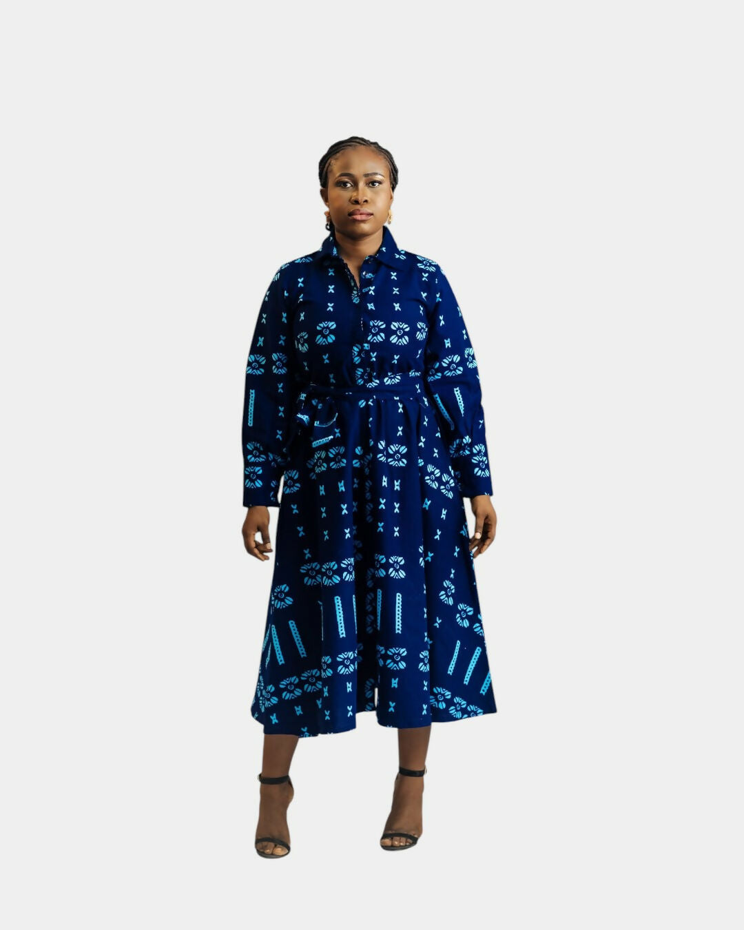Lydia Printed Shirt Dress